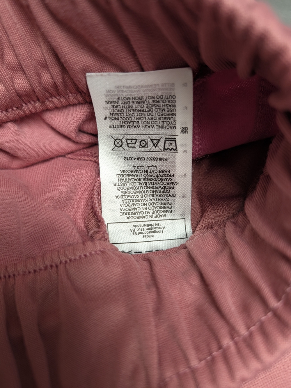 adidas Women's Pink Wide-Leg Pants XL - Picture 4 of 7